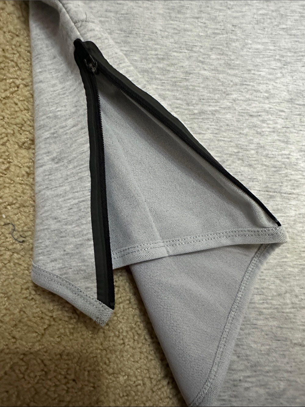 Nike Light Gray Cowl Neck Sweatshirt with Alabama Logo - Picture 4 of 6